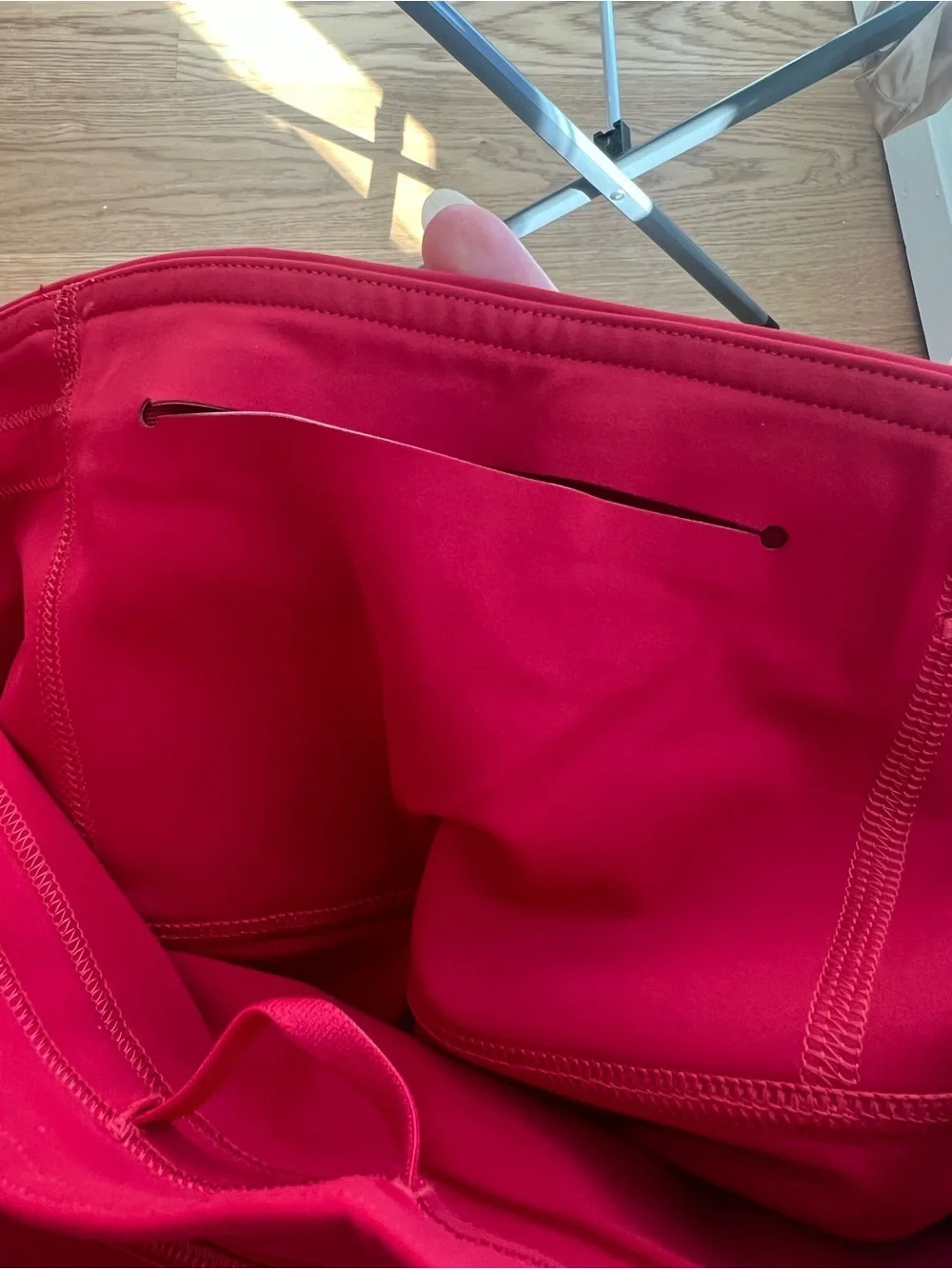 Lululemon Red Athletic Legging (Size 8) and Strappy Sports Bra (Size 6) Set - Picture 7 of 7